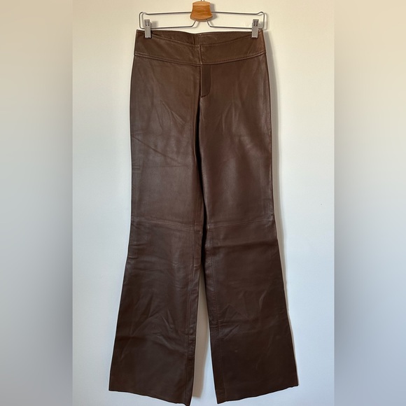 Gianfranco Ferre Studio Lambskin Pants Size 6 - Picture 1 of 8